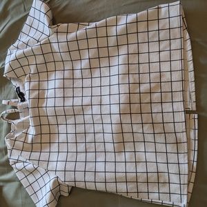 Black and White patterned shirt